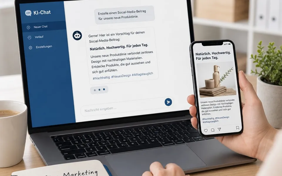 KI-Kurs Marketing: Texte, Bilder und Social Media