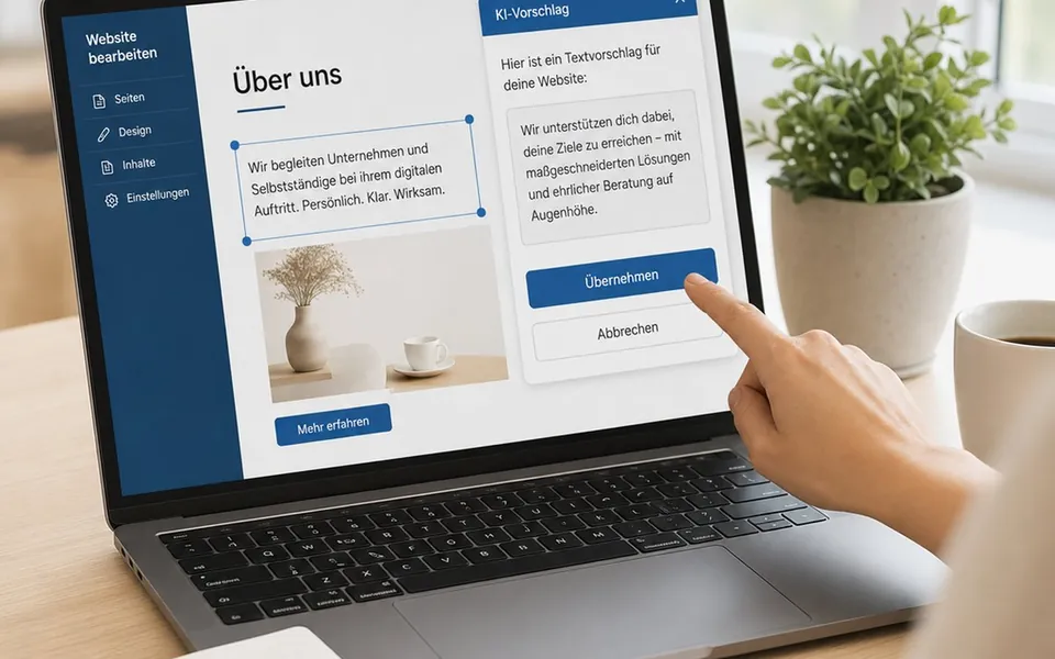 KI-Kurs Website und Shop selbst pflegen