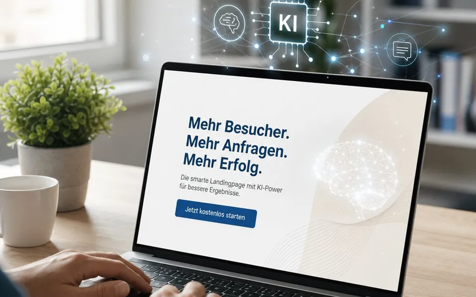 Landingpage mit KI