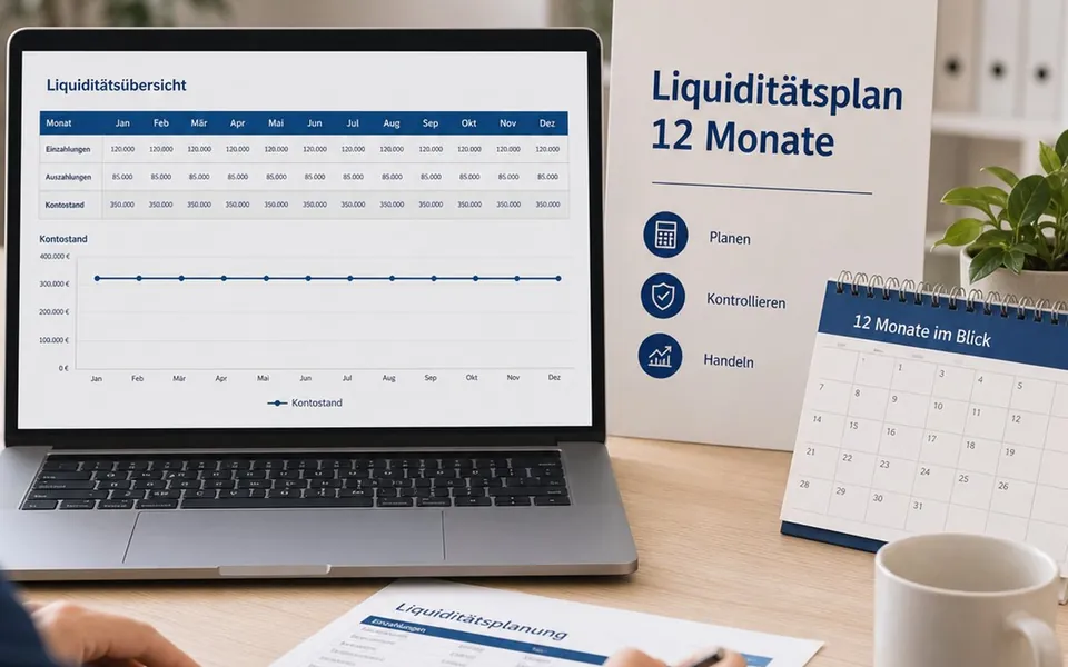 Liquiditätsplan 12 Monate