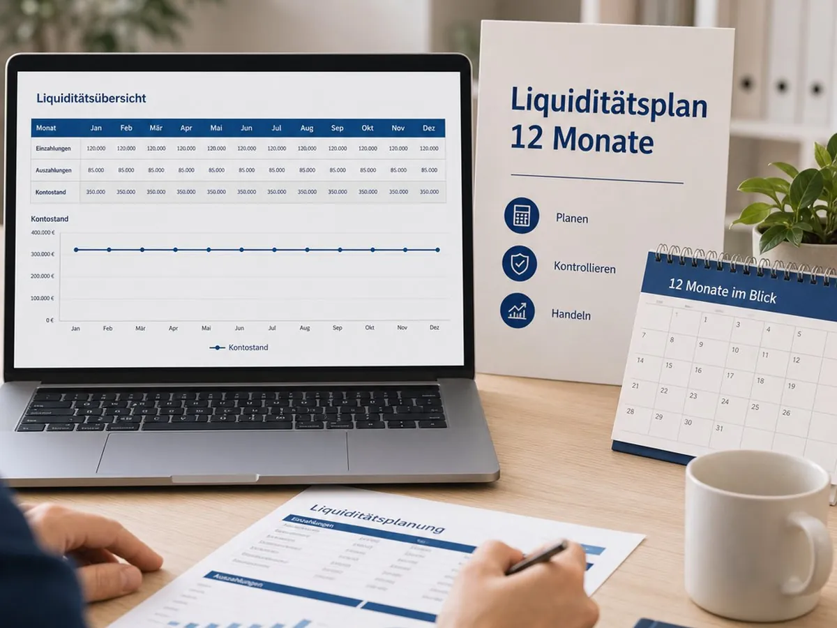 Liquiditätsplan 12 Monate