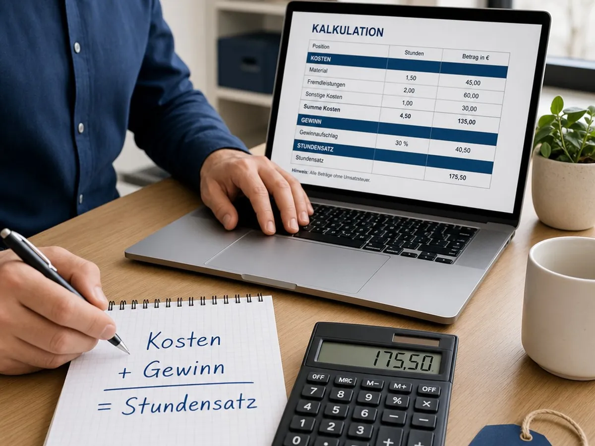 Preis- und Stundensatzkalkulation