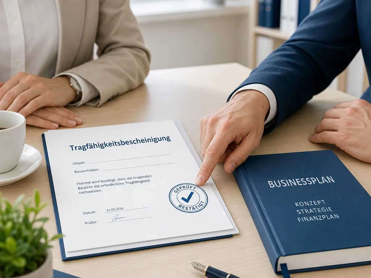 Tragfähigkeitsbescheinigung