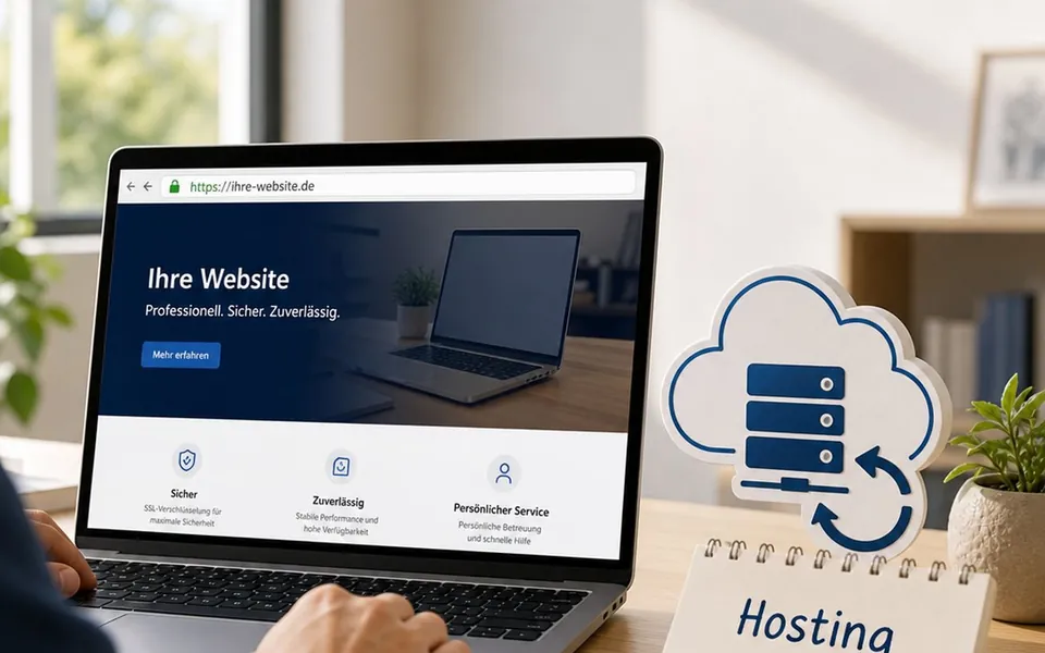 Webhosting und Wartung Basis 12 Monate