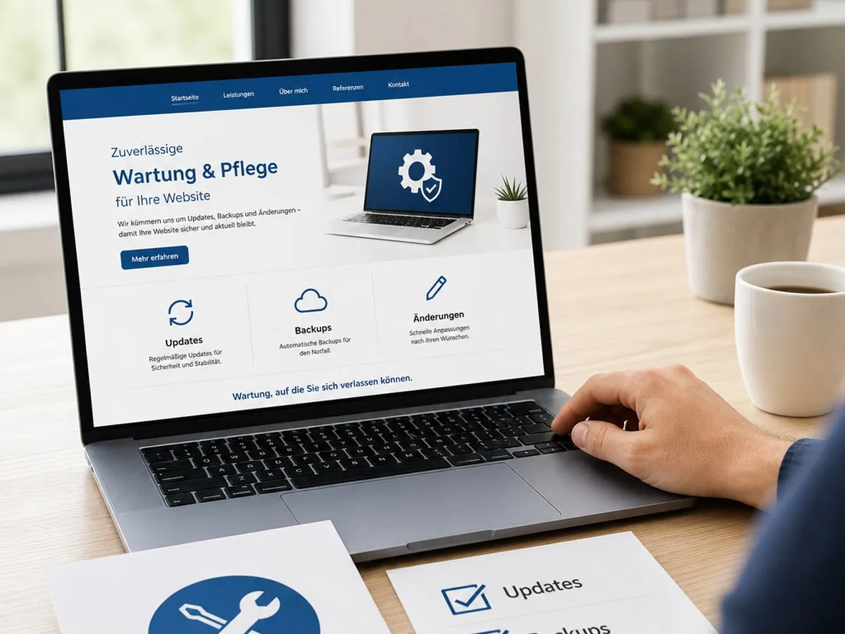 Website-Wartung Plus 12 Monate